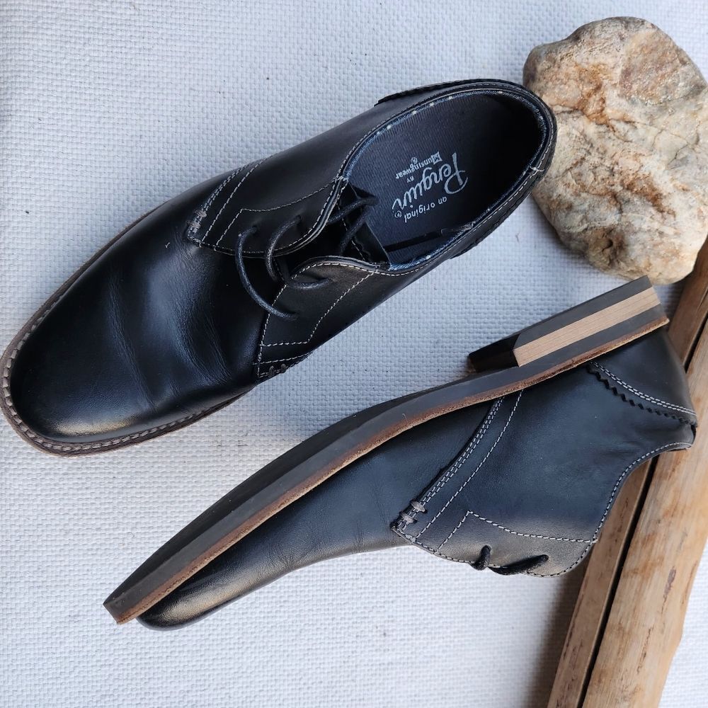 Original Penguin black leather men's dress shoes